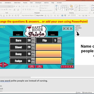 Virtual Happy Hour Trivia Game Download / Play on Zoom / PC, Mac, iPhone, iPad / Game Night / Make Your Own Game / with Scoreboard image 7