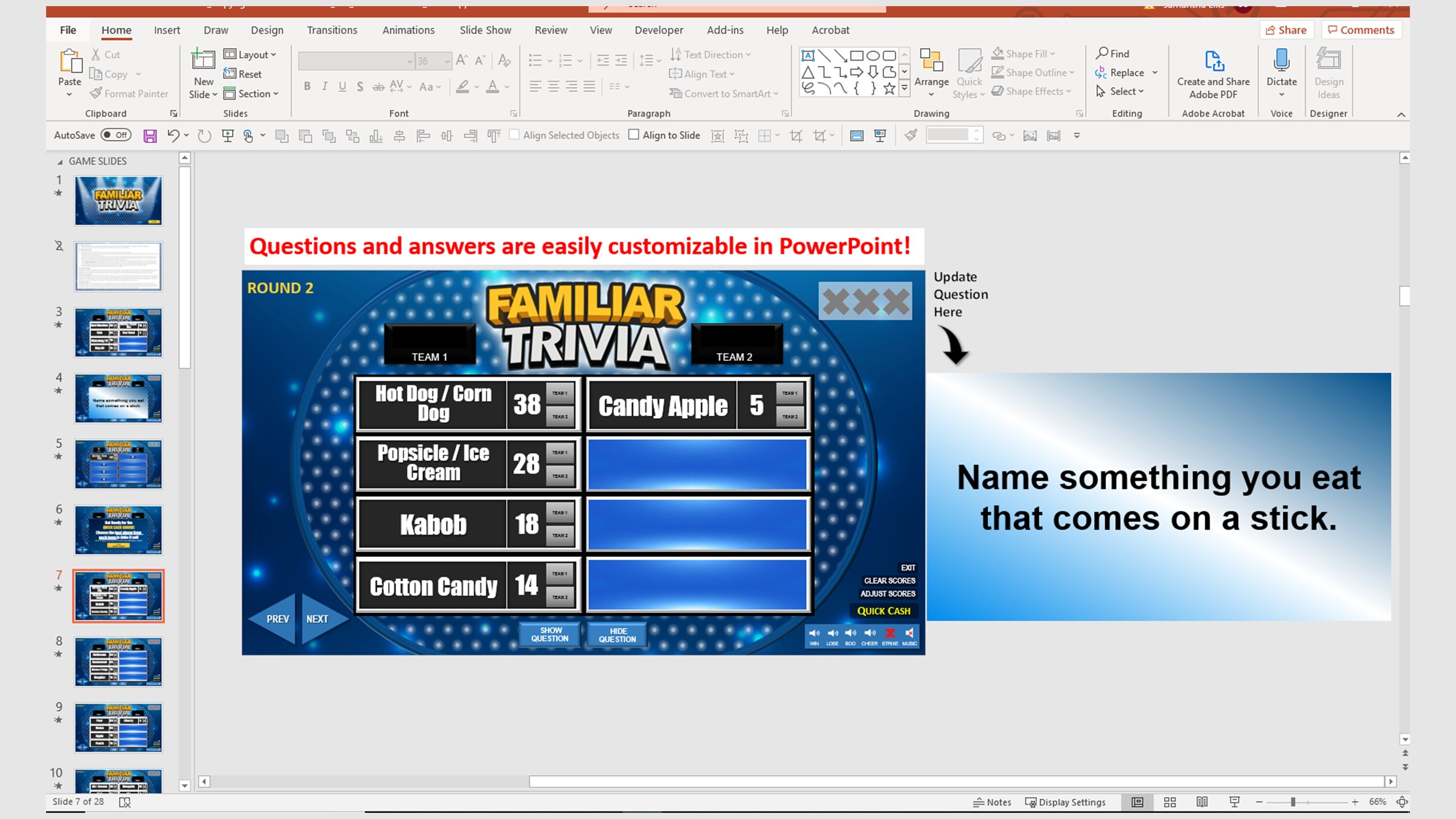 Familiar Trivia Party Game Download 75 Rounds! / Play on Zoom! / PC ...