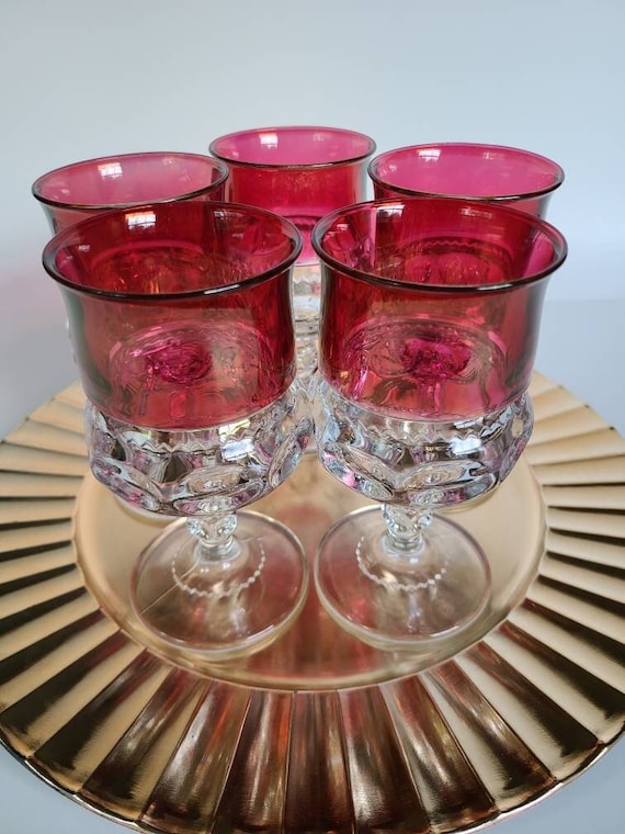 60’s vintage glass Lot of 4 Libbey # 23386 Knob Hill Old Fashioned Glasses 3 1