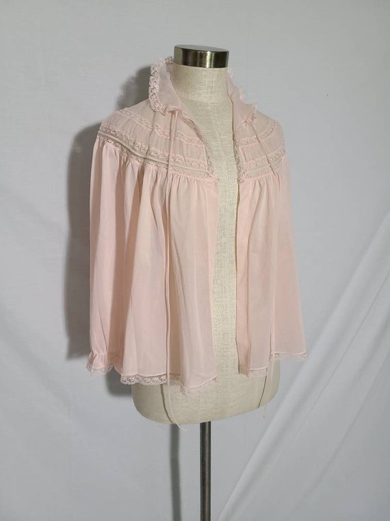 Vintage Clothing, Womens 60s Night Jacket, Cape, … - image 6