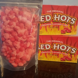 Freeze dried red hots