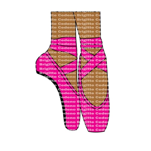 Africa Ballerina Shoes  svg, png, jpeg file