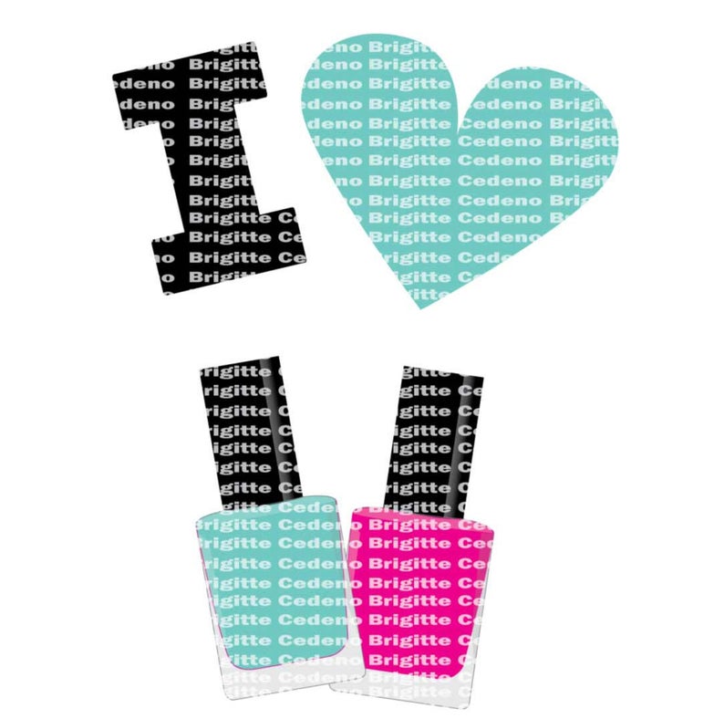 I Love Nail Polish Svg Png Jpeg File Etsy