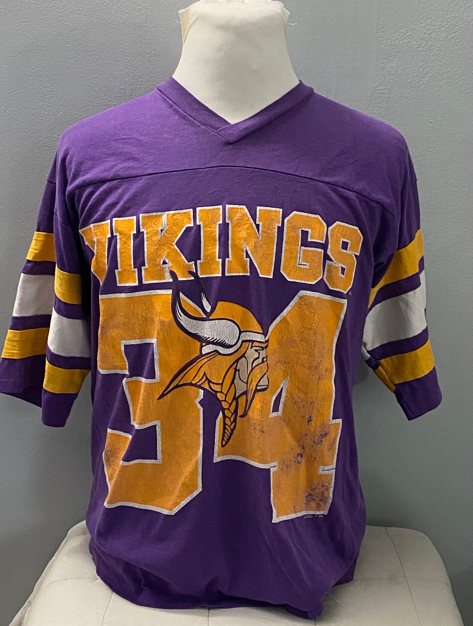 Vintage 80s Herschel Walker Minnesota Vikings Logo 7 NFL | Etsy