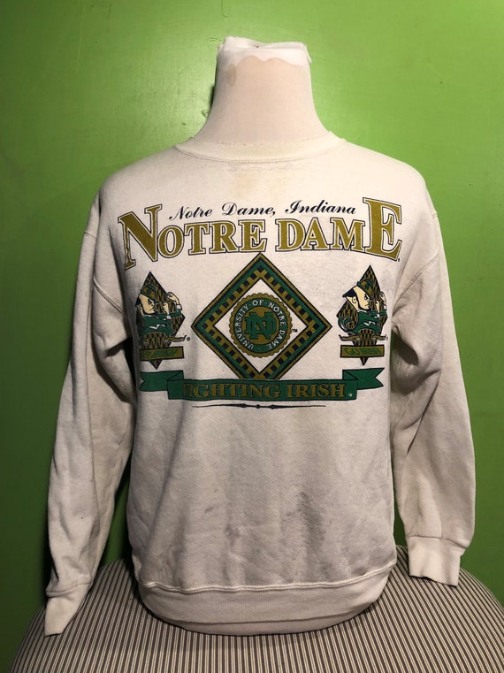 vintage notre dame sweatshirt