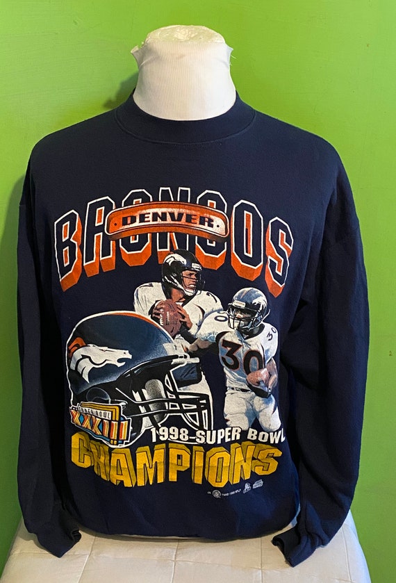 Vintage Denver Broncos Super Bowl Champion Football 90s Sweatshirt