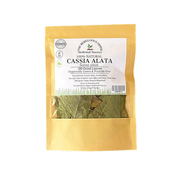 Cassia Alata Leaves Organic Dried Fresh