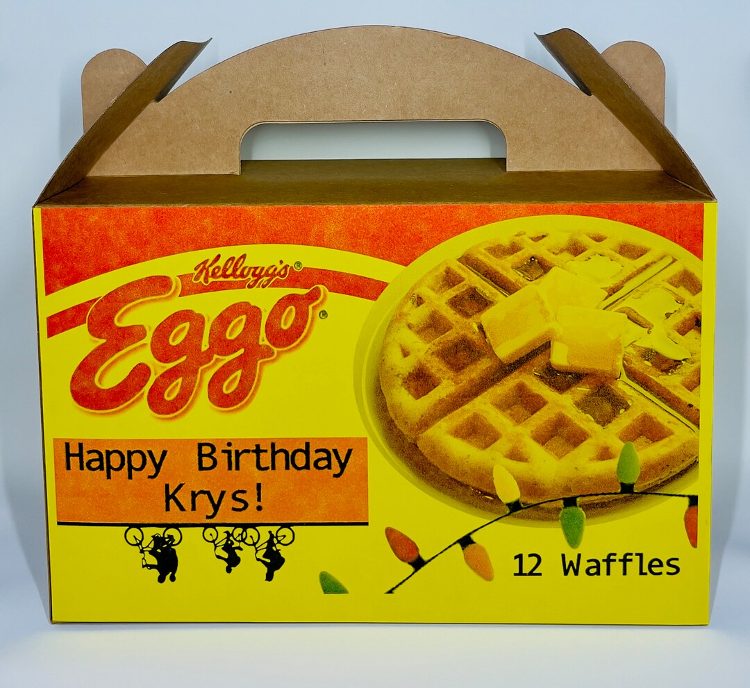 Stranger Waffle Party Box Set of 8 Etsy