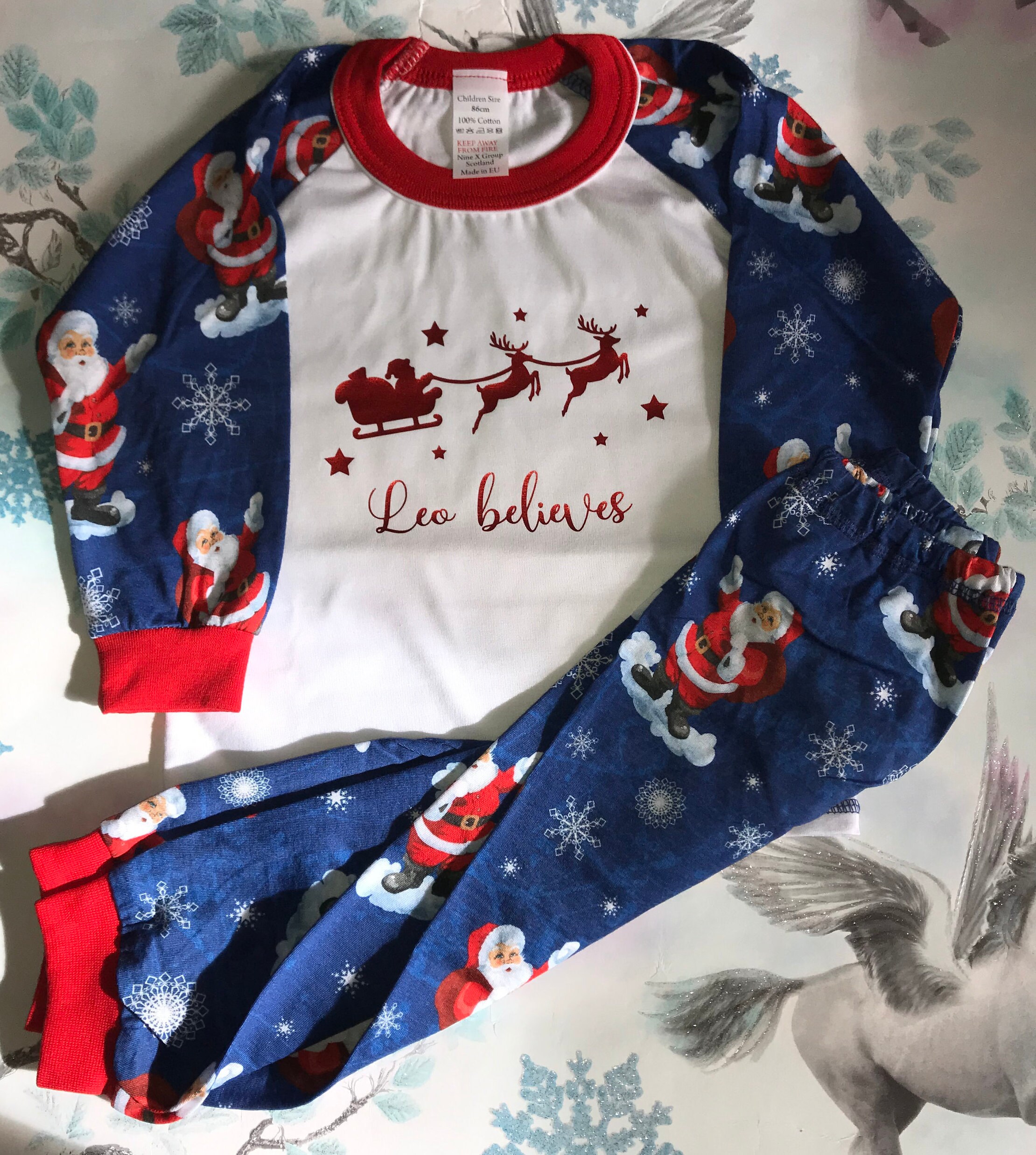 personalised pjs family