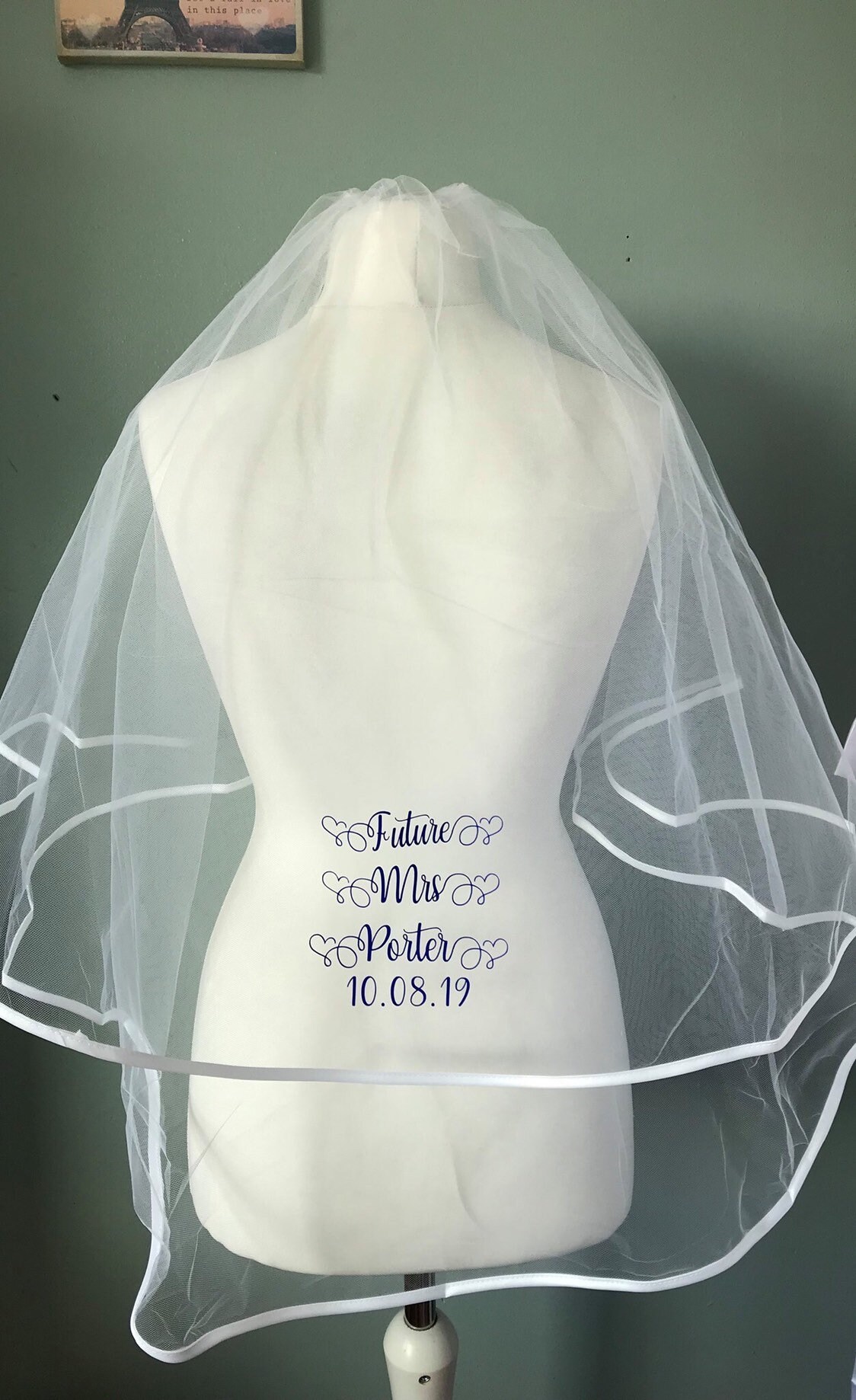 PERSONALISED Hen party veil