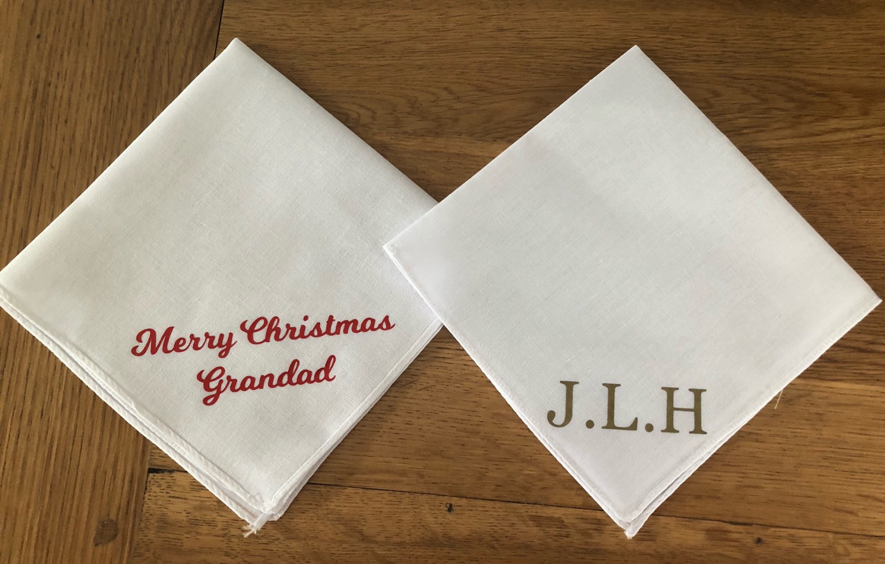 Personalised Embroidered Handkerchief Birthday Dad Brother Grandad Subaru 