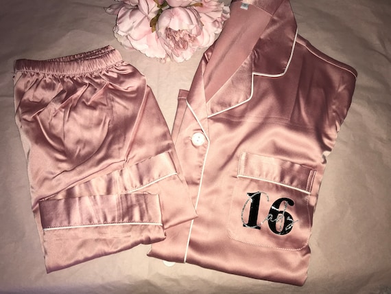 PERSONALISED Betty Style Milestone Birthday Short Pjs Pyjamas