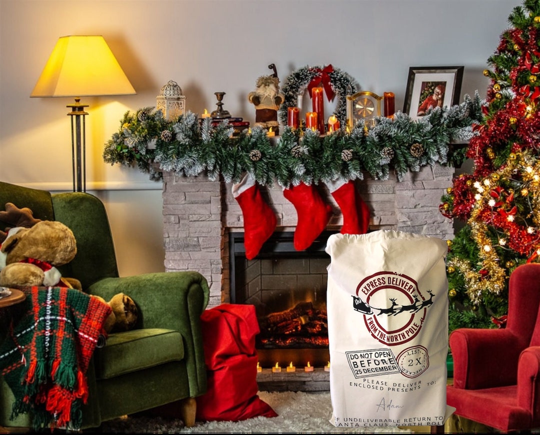 EXTRA LARGE Personalised Christmas Santa/ Present Sacks 4 - Etsy UK