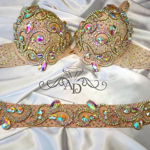Bellydance bra and belt, belly dance outfit, bellydance dress, oriental dance outfit, raks sharki costume, bellydance set, tribal bellydance