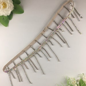 Waist jewelry belt, hips jewelry chain, ballroom waist belt, belly dance waist chain, ballroom jewelry, rhinestone belt, ballroom belt