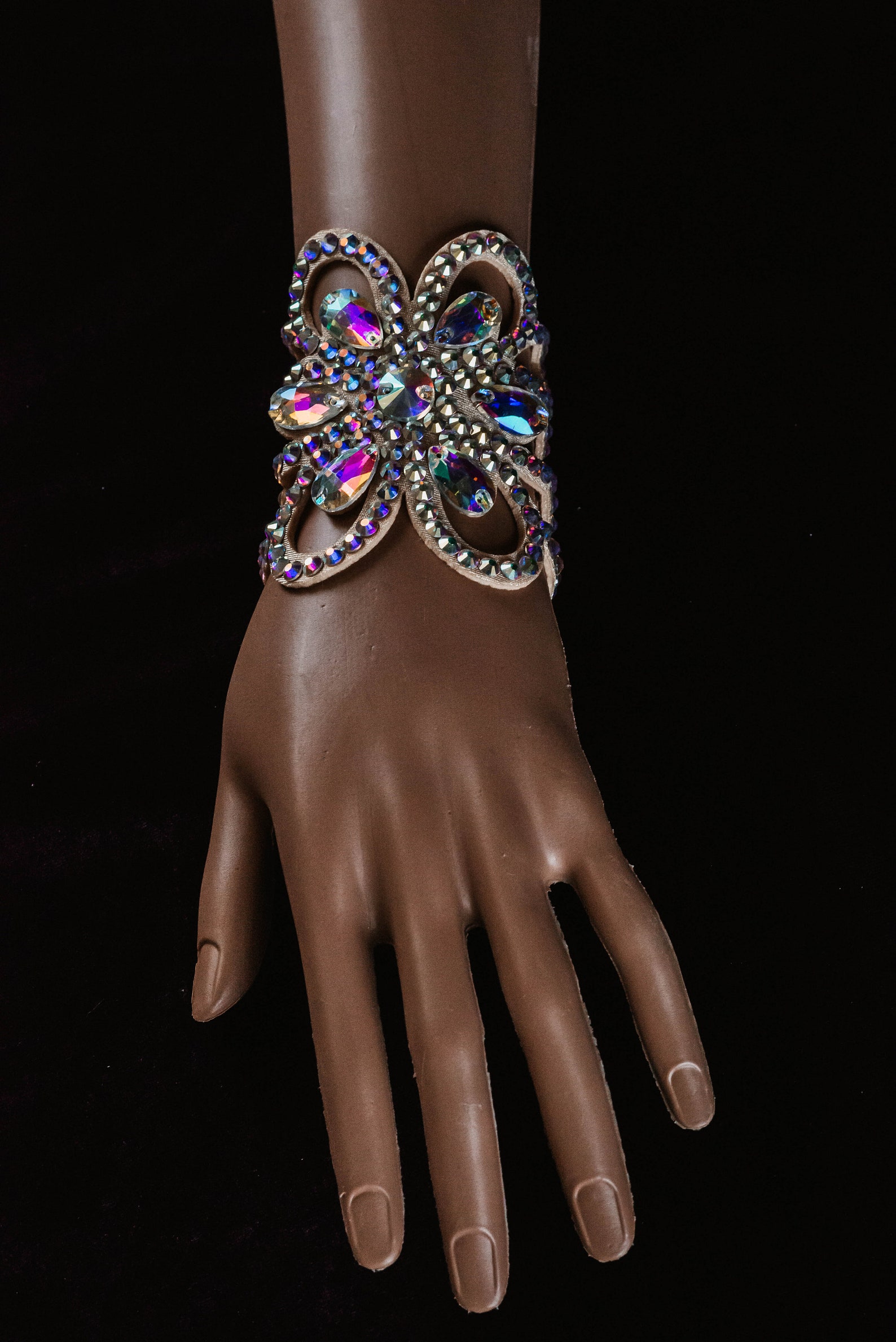 Flower Hand Bracelet by Amalia Design Ballroom Bracelet Etsy