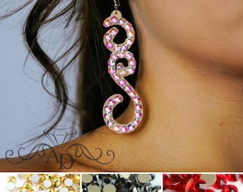 Orecchini Pendenti Donna In Argento 925 Con Zircone Danzante - Pietre Mobili, Regalo In Confezione Lusso, Gioiello Elegante
