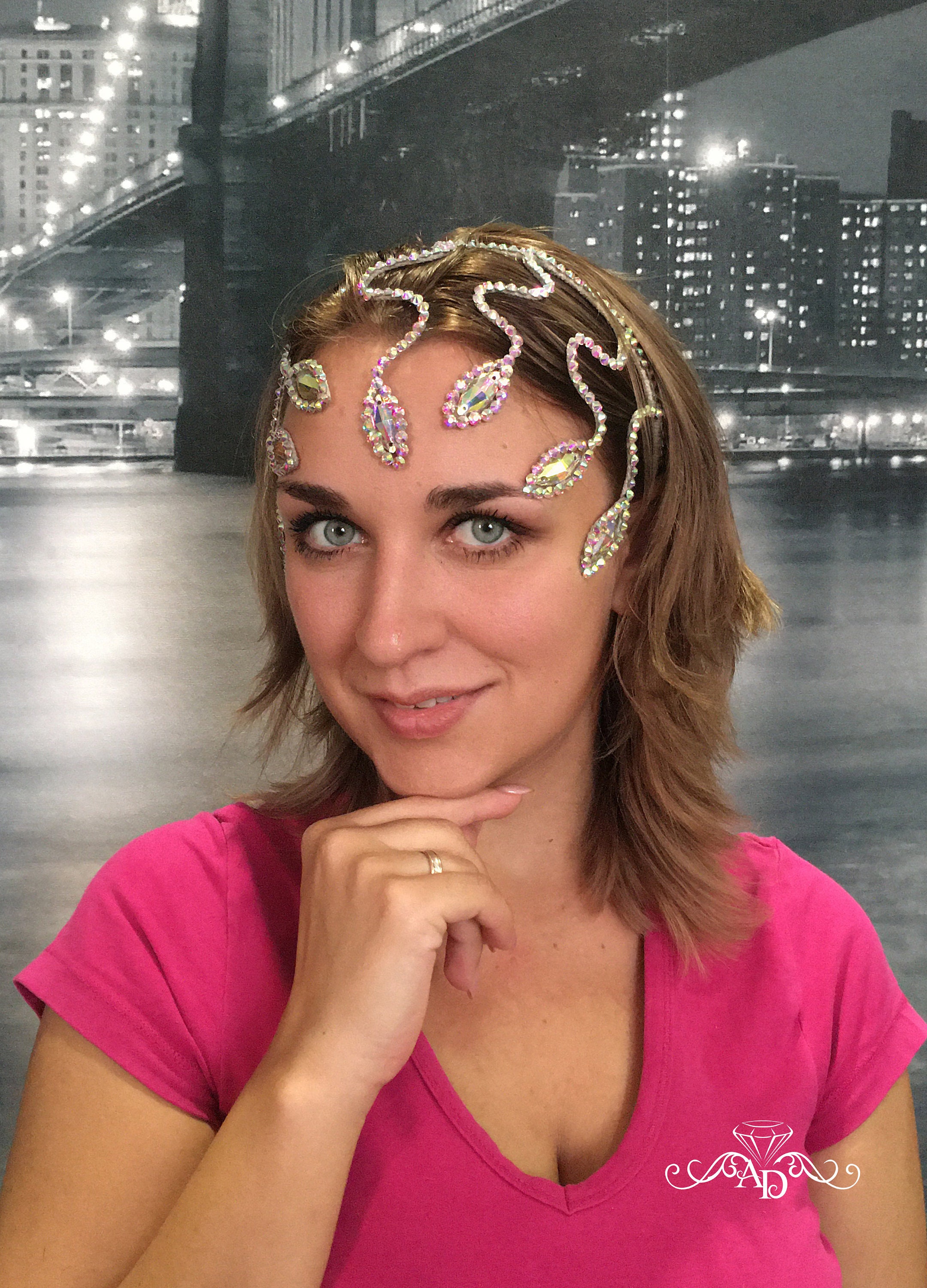 Head Jewelry by Amalia Design Hair Accessories Dance Head Etsy