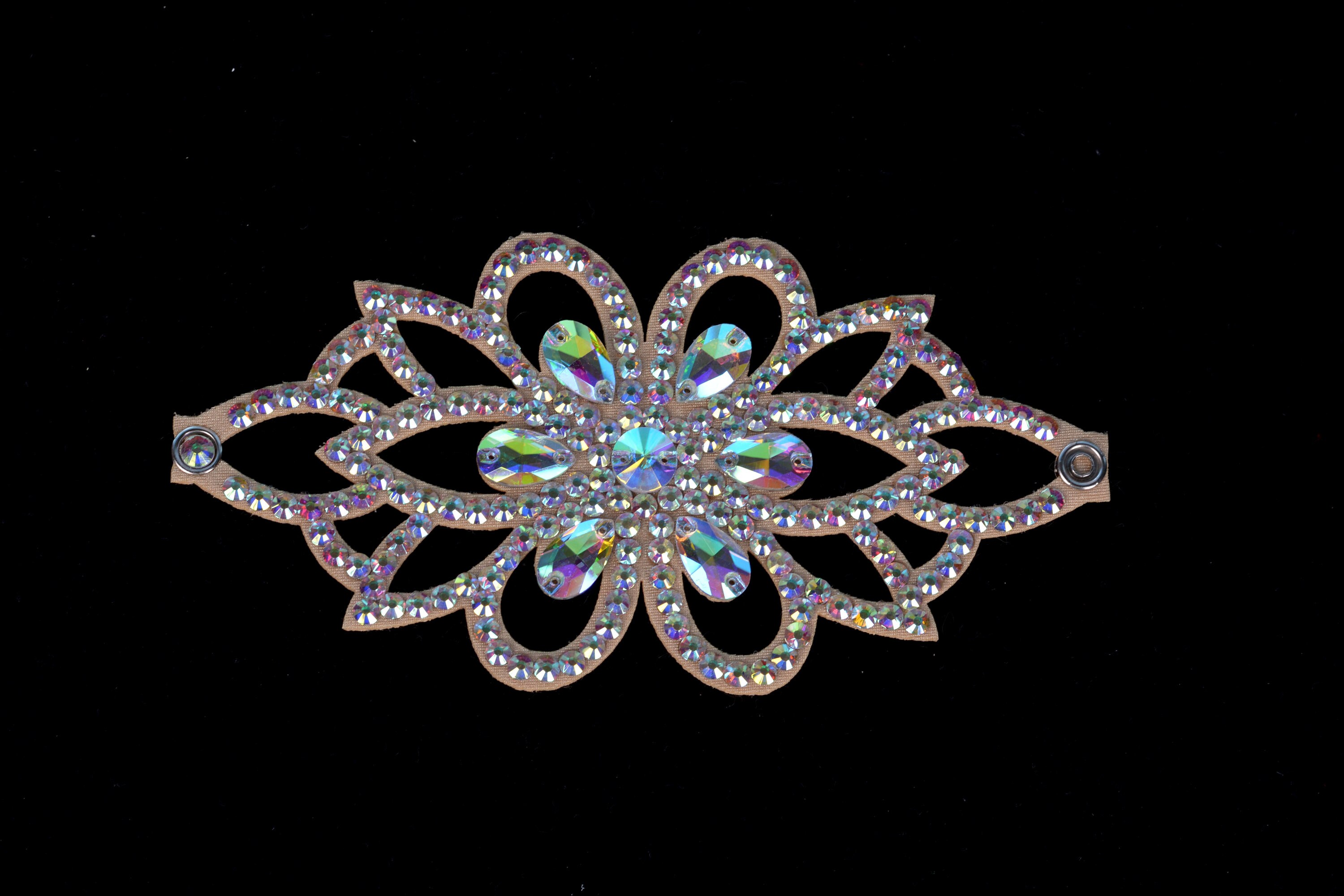 Flower Hand Bracelet by Amalia Design Ballroom Bracelet Etsy