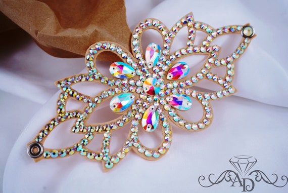 Flower Hand Bracelet by Amalia Design Ballroom Bracelet Belly