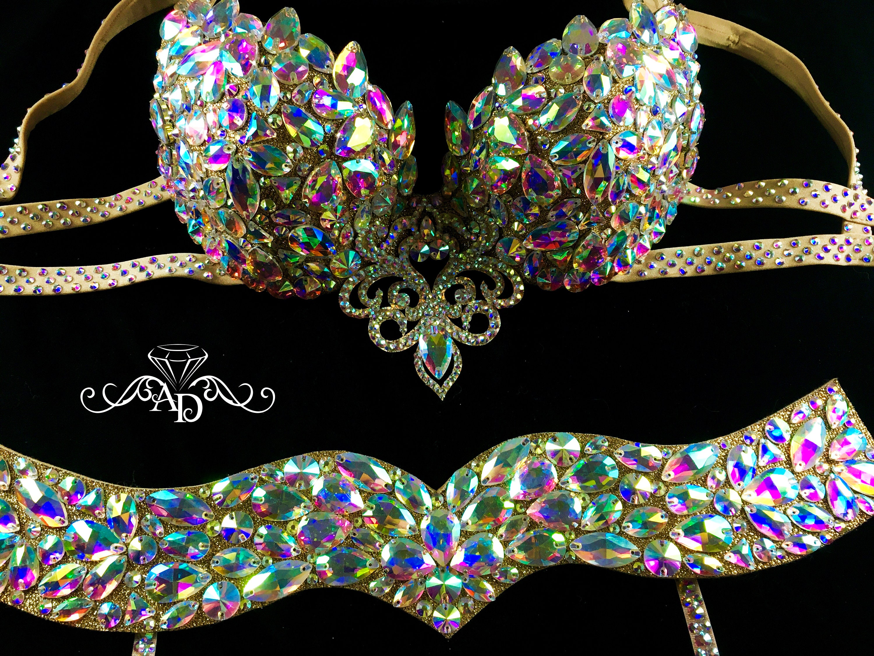 Belly Dance Bra Belt 