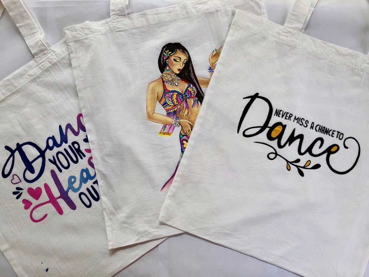 Hand Drawn Dance Bag Competition Dance Bags Dance Bag Etsy