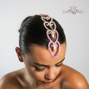 Ballroom hair piece, dance hair piece, ballroom hair jewelry, ballroom dance jewelry, ballroom dance dress, ballroom hair accessories