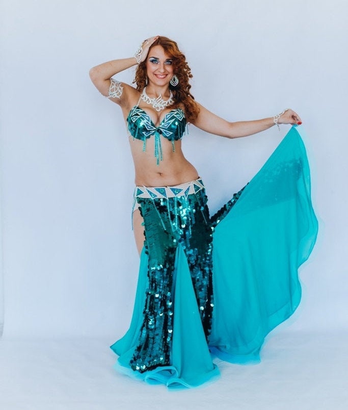 Metal tribal bra / belly dance costume/ belly dancing bra