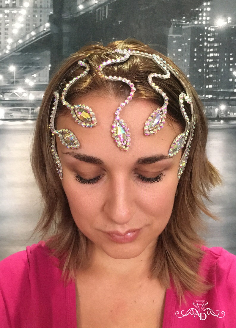Head Jewelry by Amalia Design Hair Accessories Dance Head Etsy