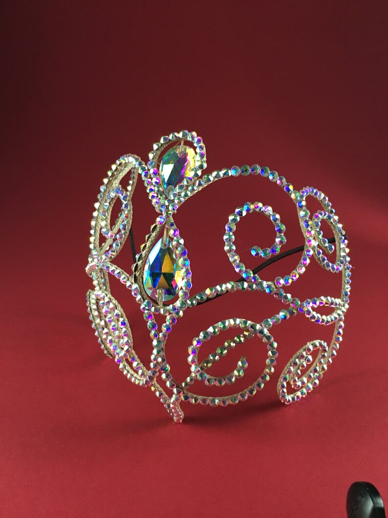 Rhinestone Dance Hair Piece by Amaliadesign Bellydance Etsy