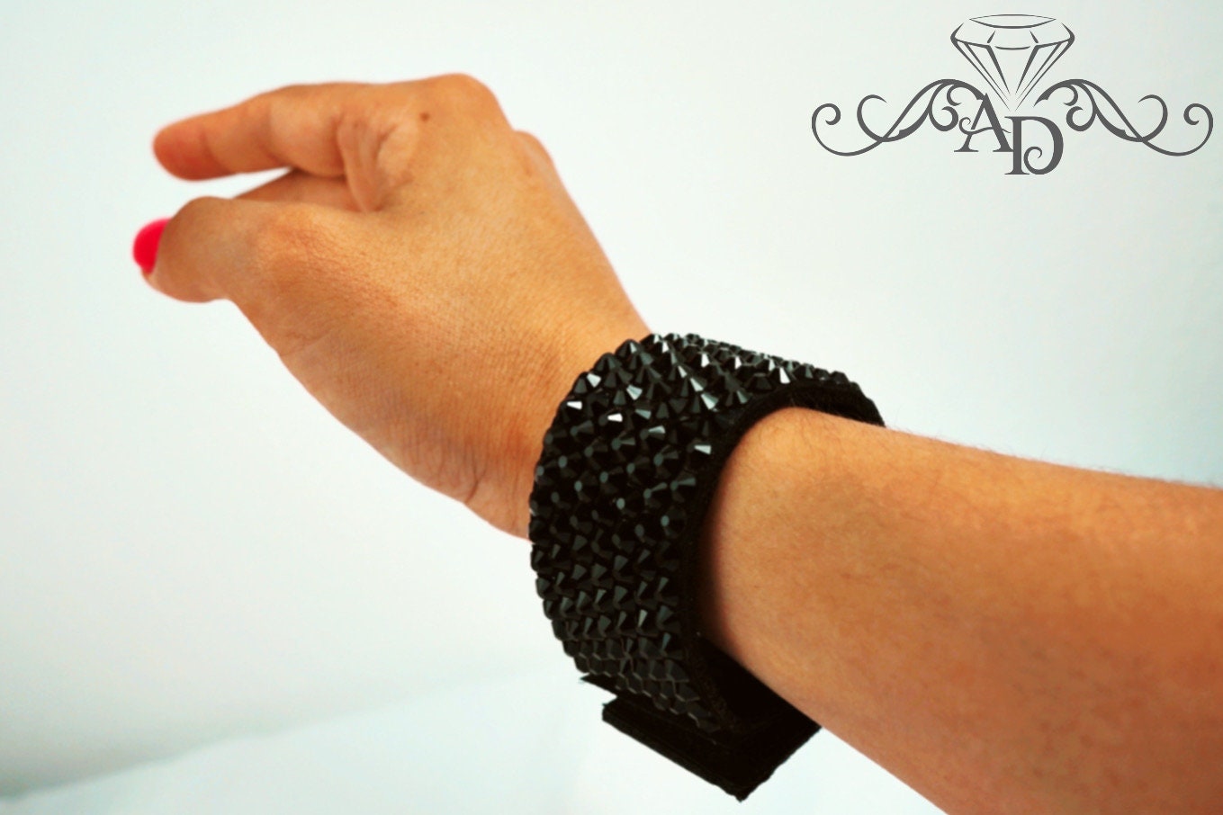 Bracciale Multistrato A Polsino Con Cristalli Scintillanti, Gioiello Elegante Per Donna, Regalo Per Matrimonio E Feste