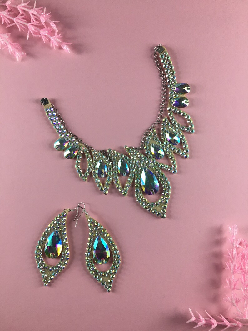 Set of Jewelry victoria Belly Dance Set Etsy