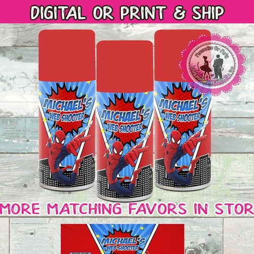 Spider Man Web Shooter-spider Man Silly Spray-spider Man ...
