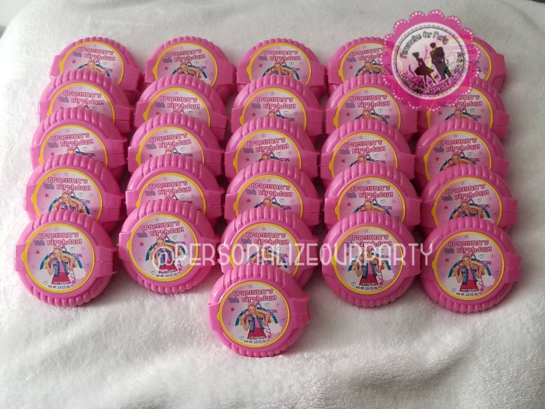 Jojo Siwa Inspired Bubble Tape Gum Etsy