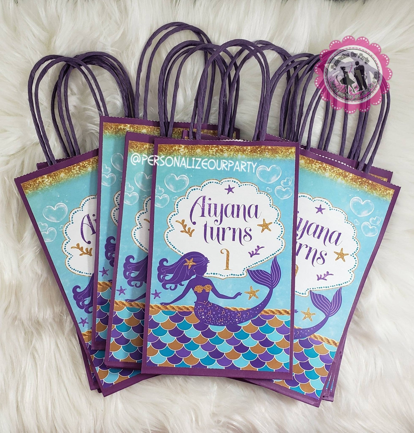 Mermaid Party Bags
 Mermaid party t bags mermaid party