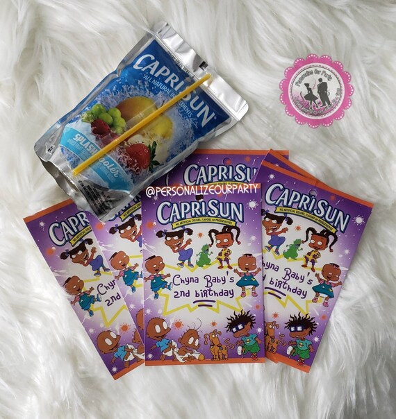 African American Rugrats Rugrats Rugrats Juice Pouch Label Capri Sun ...