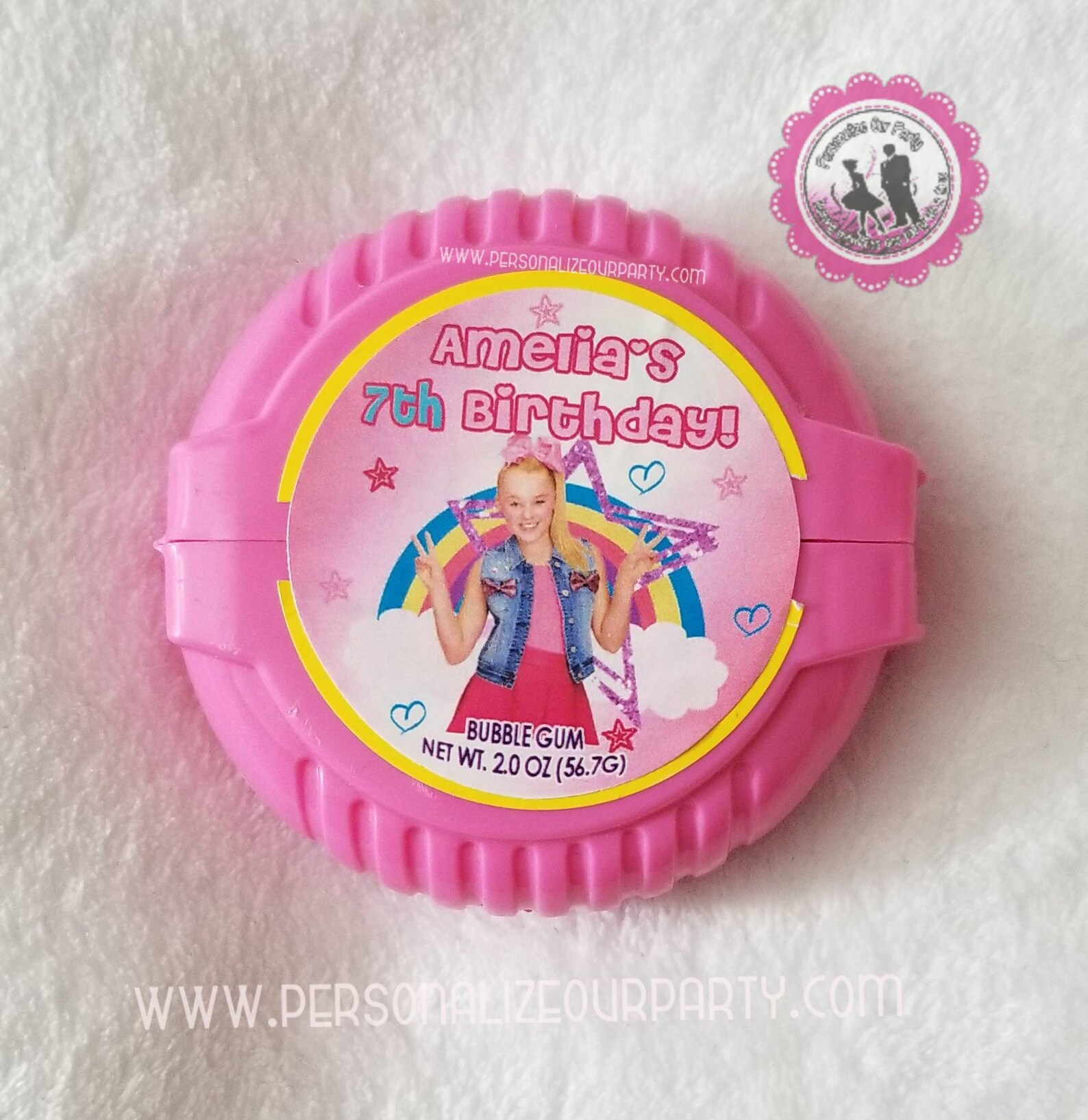 Jojo Siwa Inspired Bubble Tape Gum Etsy