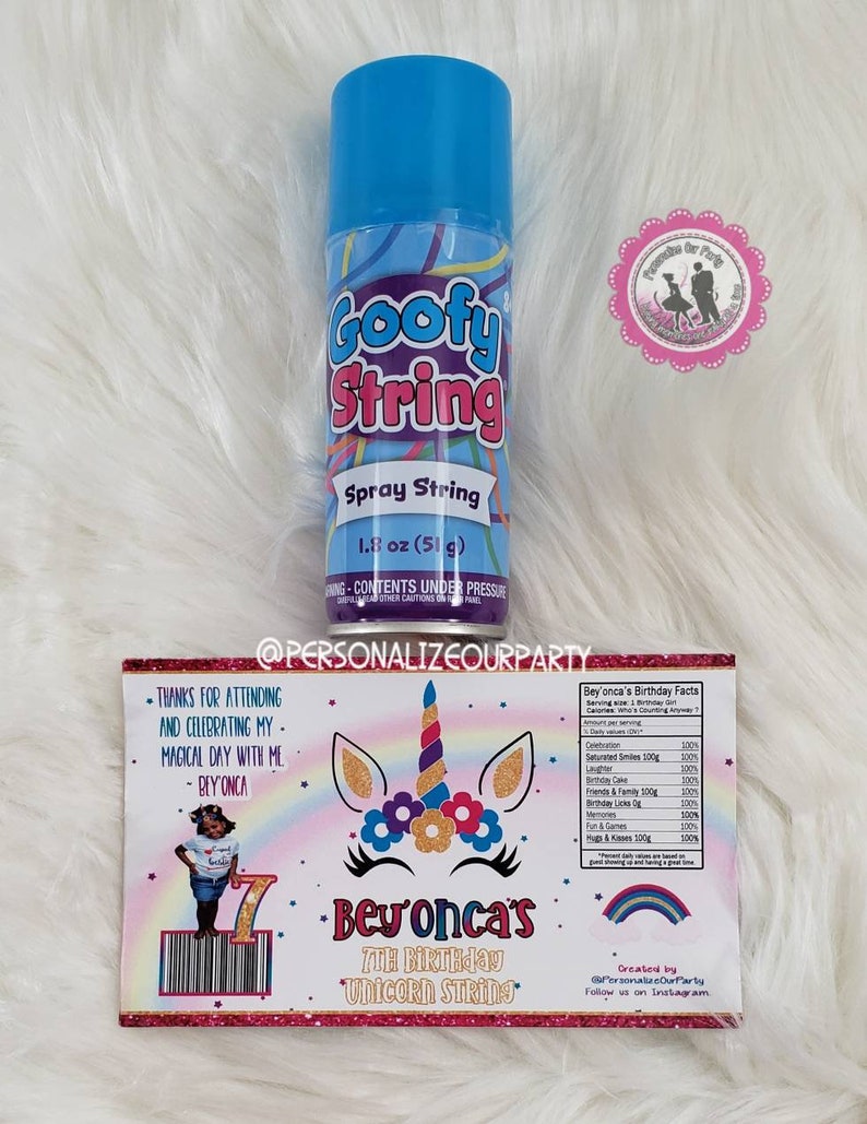 Rainbow Unicorn Silly Spray Favorsunicorn Goofy Spray Party Etsy