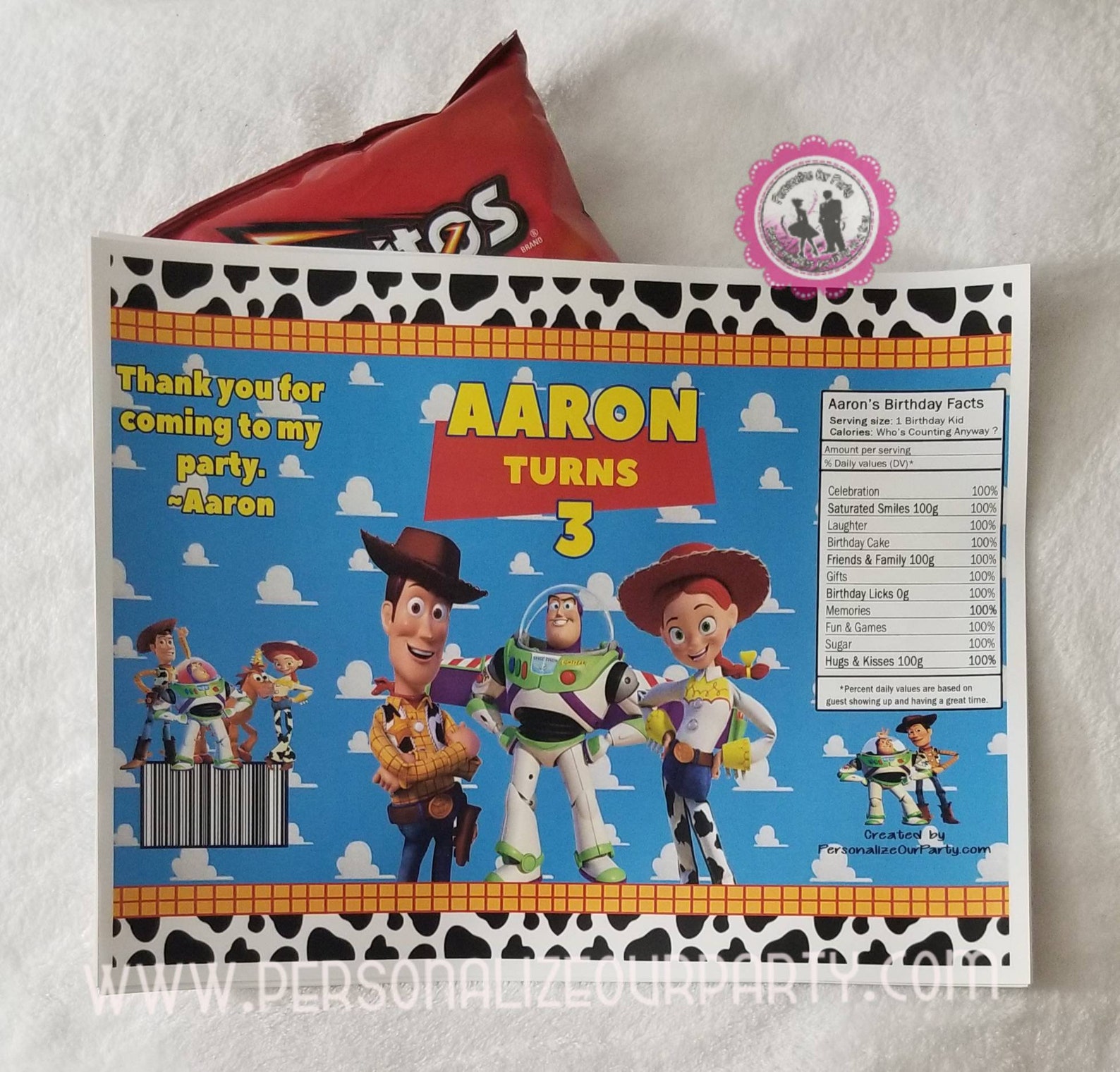 Toy story chip bags/wrapperstoy story party bagstoy story Etsy México