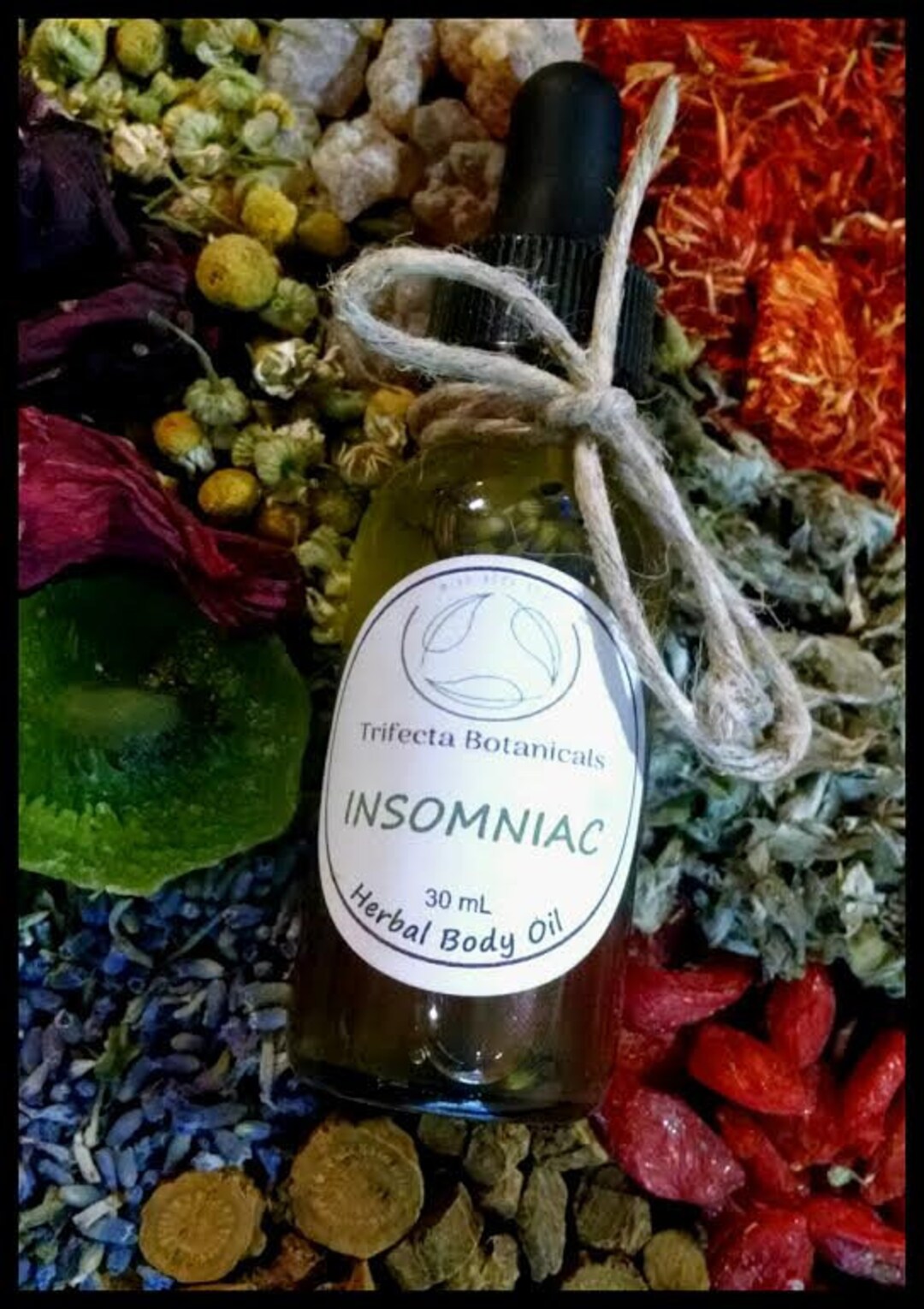 Insomnia Oil Organic Herbal Sleep Oil Natural Sedatives Aromatherapy