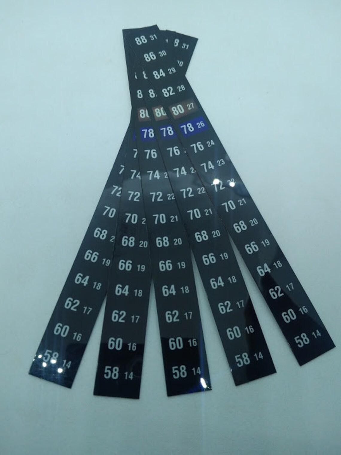 Stick on Thermometer Dual Temperature Indicator Strip Etsy