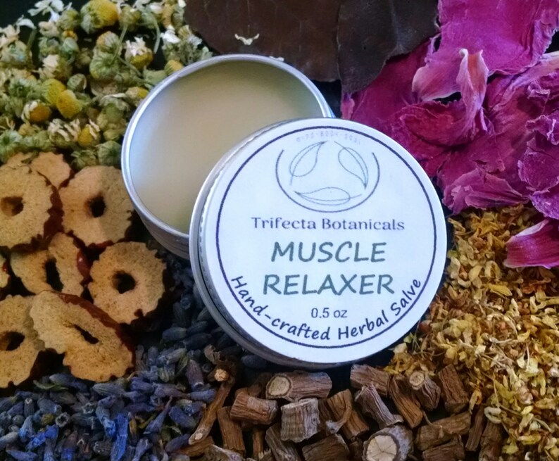 Muscle Rub Herbal Pain Relief Salve Rub Muscle Relaxer Etsy UK