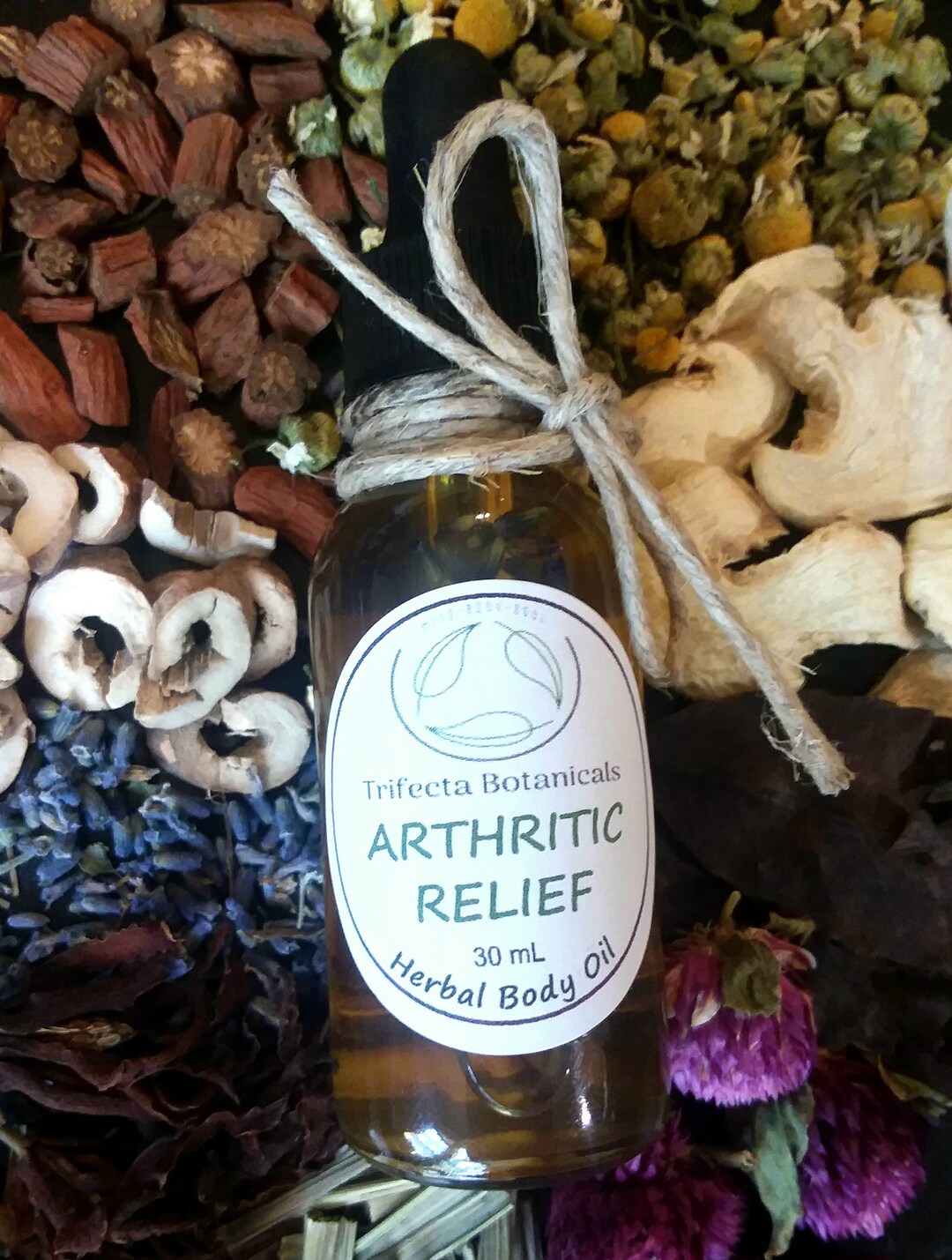 Arthritis Oil Pain Relief Organic Herbal Body Oil Natural Anti