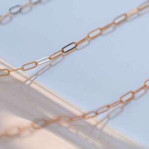 14k Gold Filled Chain Custom Made to Your Length, Gold Chain Necklace, Non Tarnish Gold Chain, Waterproof Chains, Chain Only, Just Chain