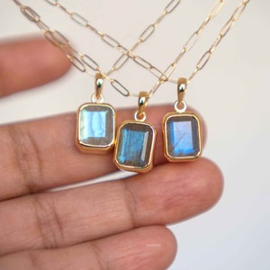 14k Gold Filled Labradorite Necklace, Labradorite Custom Necklace Gold, Birthday gifts, Handmade Labradorite Jewelry, BFF Sister Mom Gift