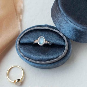 Natural Rainbow Moonstone Ring, June Birthstone, Thick Band Gold Moonstone Ring, Birthday Mom Wife Anniversary Gift, Unique Holiday Gifts, Christmas Gift for Best Friend, Moonstone Engagement Ring, Moonstone Jewelry for Women, Wedding Ring