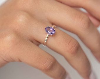 Jewelryonclick Purple Gold Plated Amethyst CZ Women Rings February Birthstone Jewelry Gift In Size 5-12 Jewelryonclick Purple Gold Plated Amethyst CZ Women Rings February Birthstone Jewelry Gift In Size 5-12