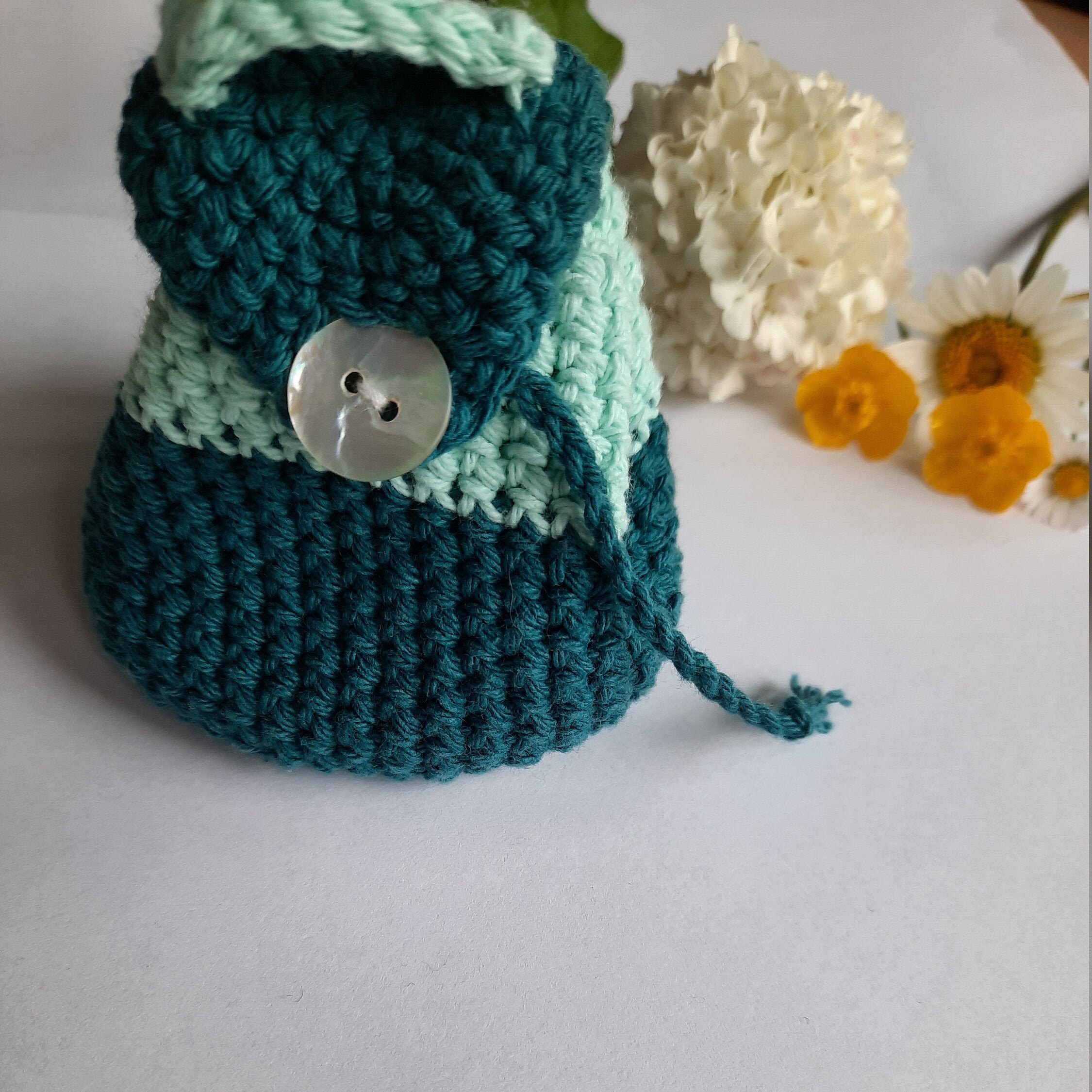 Crochet Mini Backpack Keychain Storage Etsy