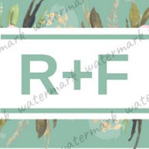 Personalized business card - winter green DIGITAL FILE