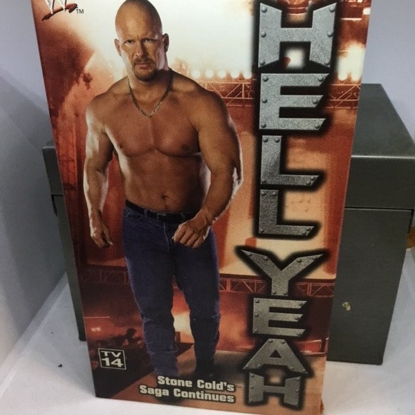 Stone Cold Steve Austin. VHS Video.  Hell Yeah. WWF.  1999.